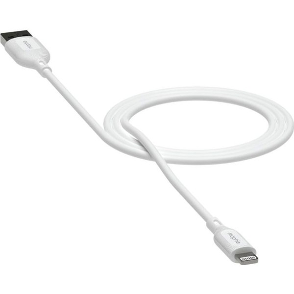 Zagg mophie essentials white / cable usb-a (m) a lightning (m) 1m