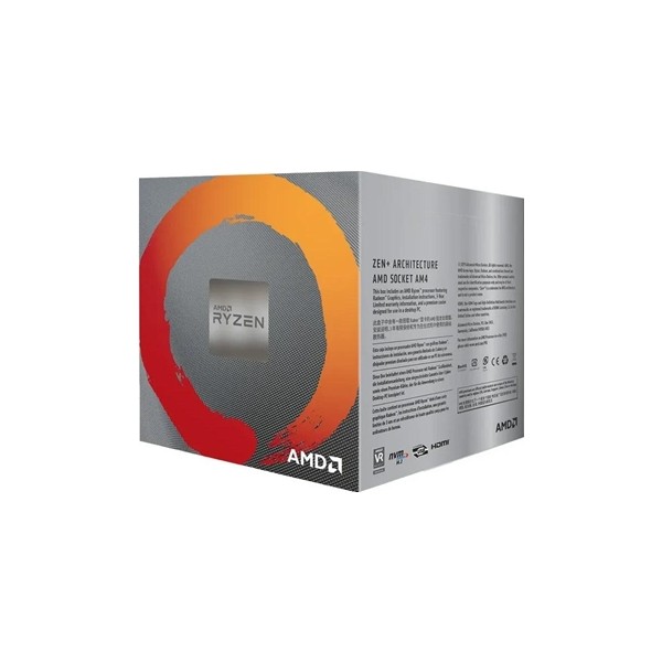 Amd ryzen 5 3400g 3.7ghz 6mb 4 core am4 box+disipa